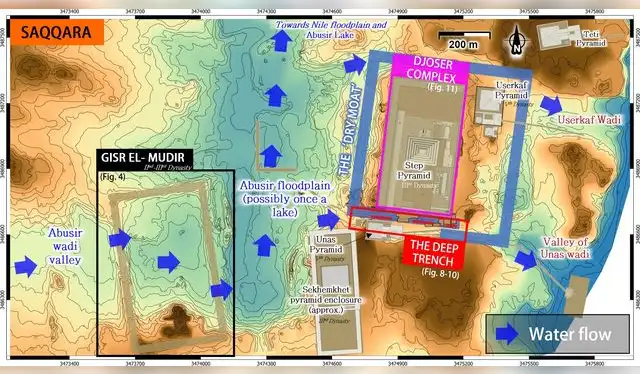  El estudio también menciona la supuesta presa de Gisr el-Mudi. Foto: Landreau et al./PLOS ONE   