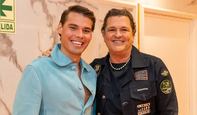 Pascal compartió escenario con Carlos Vives en Costa 21 de Lima. Foto: difusión. Pascal compartió escenario con Carlos Vives en Costa 21 de Lima. Foto: difusión.