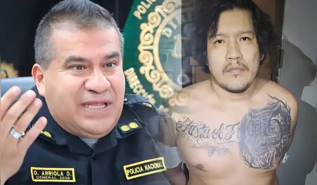  Policía Nacional sobre el Monstruo. Fuente: Composición LR   