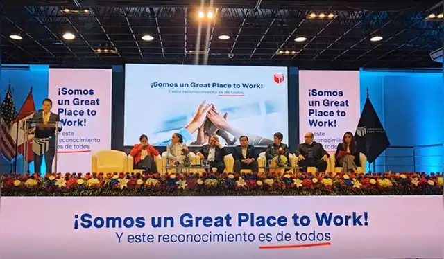 <em>Ceremonia de entrega se dio en el campus Los Olivos de la Universidad César Vallejo. Fuente: Difusión.</em>   