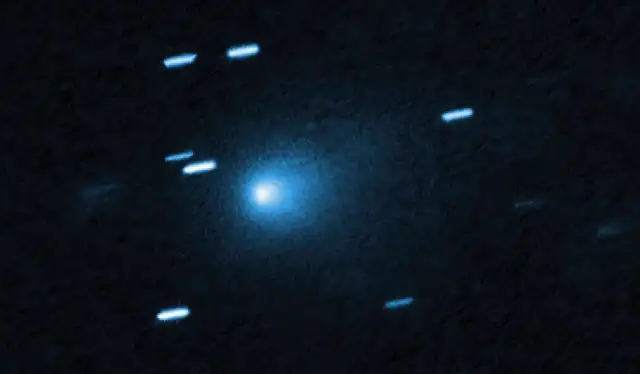  El Hubble capturó esta imagen del cometa interestelar 3I/ATLAS el 21 de julio de 2025. Foto: NASA   