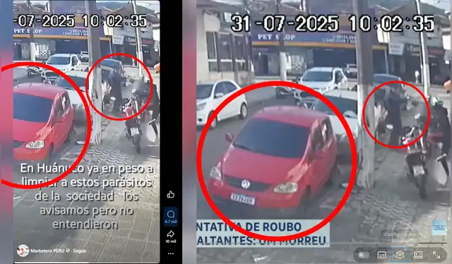 Video falso / Reportaje de Balanço Geral   