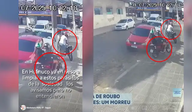 Video falso / Reportaje de Balanço Geral   