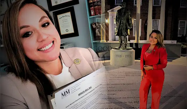 La abogada Maricé Ivette Morales Maco se convirtió en la primera diputada de origen peruano. Foto: composición Latino Actual