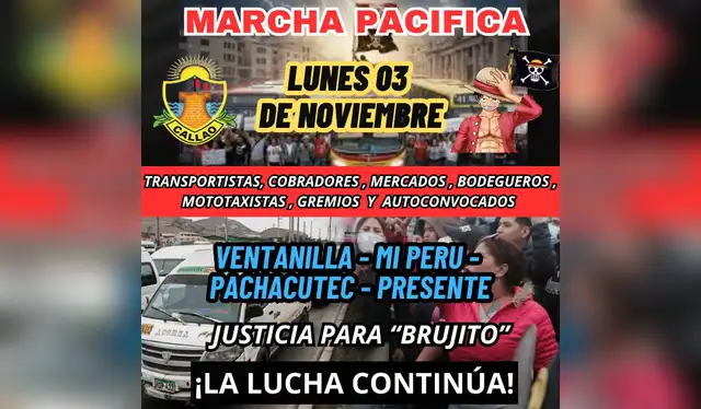 La medida incluiría una protesta pacífica.   