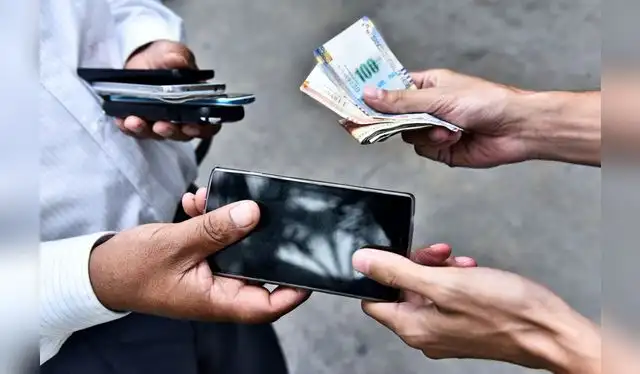 Venta de celulares robados. Foto: Osiptel Venta de celulares robados. Foto: Osiptel