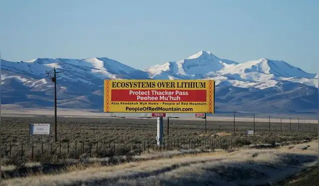  Thacker Pass es un proyecto de mina de litio que albergará uno de los mayores depósitos de litio del mundo. Foto: OPB   