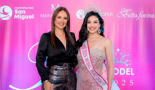 Marina Mora presentó a las candidatas del Miss Teen Model Perú 2025, quienes buscarán destacar en la gala final del 30 de noviembre. Foto: difusión.   
