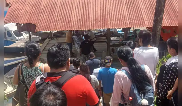 El cuerpo del hermano Isai Shuuk se encuentra siendo trasladado a su comunidad. Foto: cortesía.   