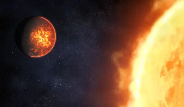  Los investigadores sospechan que el exoplaneta LHS 3844b, ubicado a 49 años luz de la Tierra, también puede tener tectónica de placas. Foto: NASA   