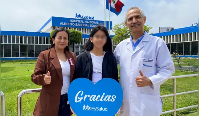  Brenda señaló que le gustaría estudiar medicina para salvar vidas y ayudar a los más necesitados. Foto: EsSalud   