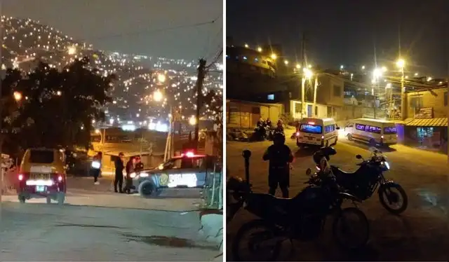 Ataque a transportista se registró alrededor de las 8 de la noche en la calle Canta, Pamplona Alta, SJM. Foto: Difusión. Ataque a transportista se registró alrededor de las 8 de la noche en la calle Canta, Pamplona Alta, SJM. Foto: Difusión.