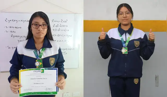  Ambas estudiantes dejaron sus ciudades natales para viajar a Lima y prepararse para la competencia. Foto: composición LR/Colegio Prolog   