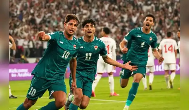 Amir Al-Ammari marcó el penal definitorio para darle el pase a Irak al Repechaje Intercontinental. Foto: Pulso Amir Al-Ammari marcó el penal definitorio para darle el pase a Irak al Repechaje Intercontinental. Foto: Pulso