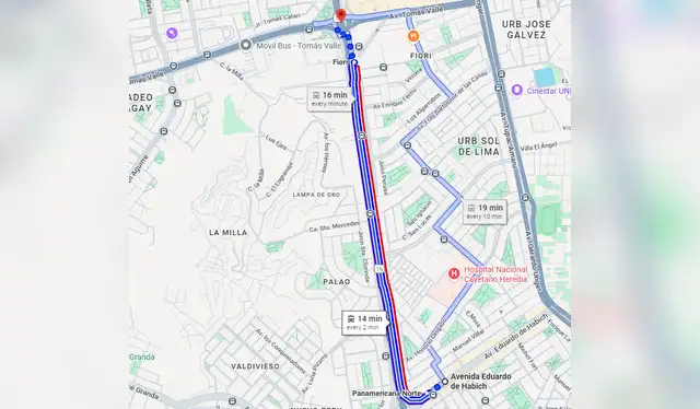 Situación del tráfico en San Martín de Porres. Situación del tráfico en San Martín de Porres.