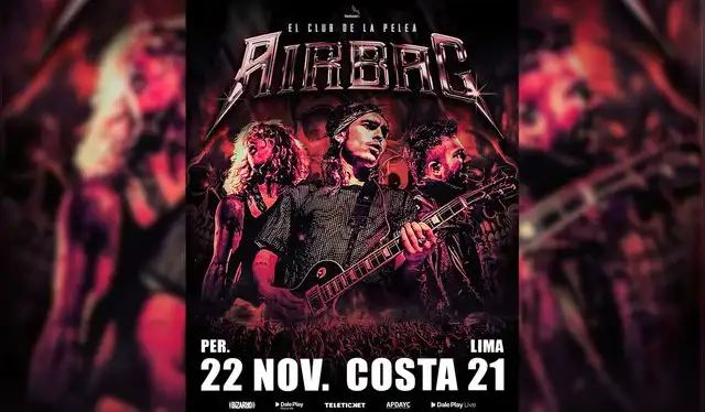 Banda argentina se presenta en Perú con evento sold out. Créditos: difusión Banda argentina se presenta en Perú con evento sold out. Créditos: difusión