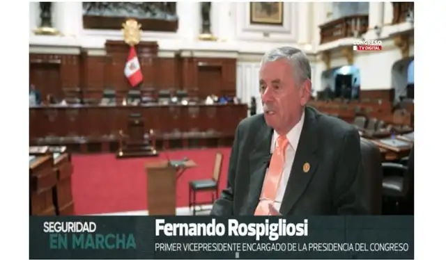 <em> Fernando Rospigliosi nombrado como presidente del Congreso. Foto: captura de pantalla</em> <em> Fernando Rospigliosi nombrado como presidente del Congreso. Foto: captura de pantalla</em>