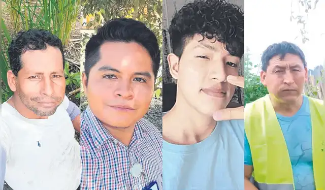  Cuatro personas desaparecen en el distrito de Río Tambo por lo que sus familiares exigen justicia y que se haga la búsqueda respectiva. Foto: composición LR   