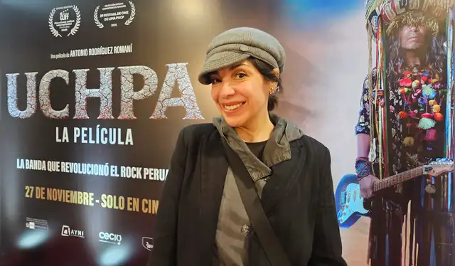 Tatiana Astengo expresó su alegría por el auge de documentales peruanos. Además, alabó la música de Uchpa. Foto: Melissa Landa / URPI-LR Tatiana Astengo expresó su alegría por el auge de documentales peruanos. Además, alabó la música de Uchpa. Foto: Melissa Landa / URPI-LR