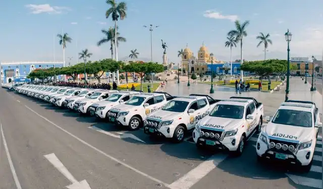 Entrega de patrullas a la PNP. Fuente: Difusión.   