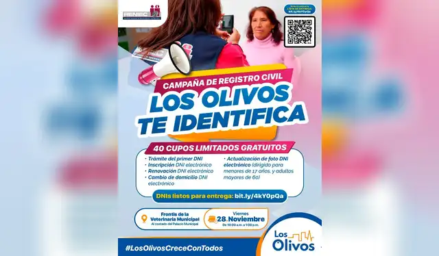 La municipalidad de Los Olivos informó sobre su campaña. La municipalidad de Los Olivos informó sobre su campaña.
