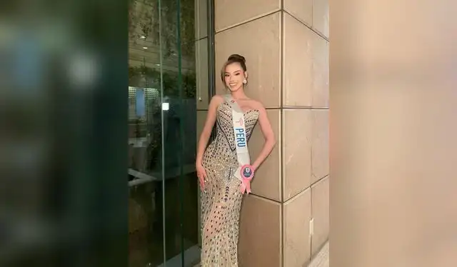 Nathie Quijano, representante peruana en el Miss International.   
