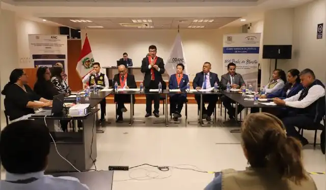 Se realizó la Mesa de Trabajo por la Transparencia en la Administración de Justicia en Sullana, organizada por la Autoridad Nacional de Control. Fuente: Difusión.   