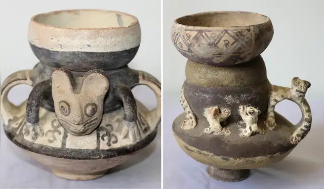 Elementos recuperados constituyen el patrimonio cultural del Perú. | Foto: Ministerio de Cultura | Composición: LR    