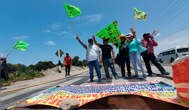  El secretario de la FDTA criticó el inicio de los trabajos de construcción. Créditos: Wilder Pari / La República.<br><br>    