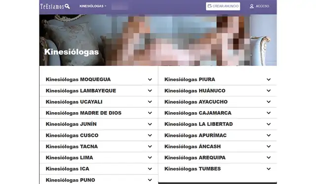  Servicios se ofrecen para 19 regiones del país. Créditos: composición LR.<br><br>    