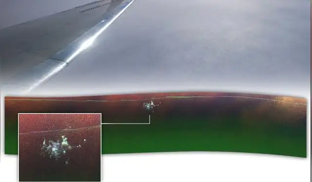 El avión Gulfstream III de la NASA utilizó instrumentos de radar para cartografiar la profundidad de la capa de hielo de Groenlandia. Foto: NASA/JPL