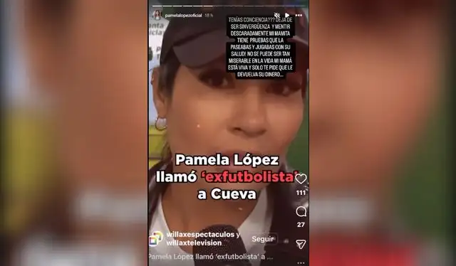 Pamela López le responde a Christian Cueva Pamela López le responde a Christian Cueva