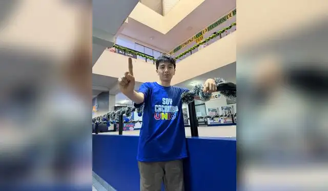 Josué obtuvo el apoyo de la academia UNICP al estudiar becado durante sus meses de preparación. Foto: La República Josué obtuvo el apoyo de la academia UNICP al estudiar becado durante sus meses de preparación. Foto: La República