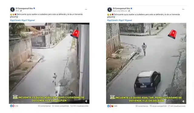 <em> Publicación desinformativa republicada por una página de Perú en Facebook. Foto: capturas de pantalla</em>   