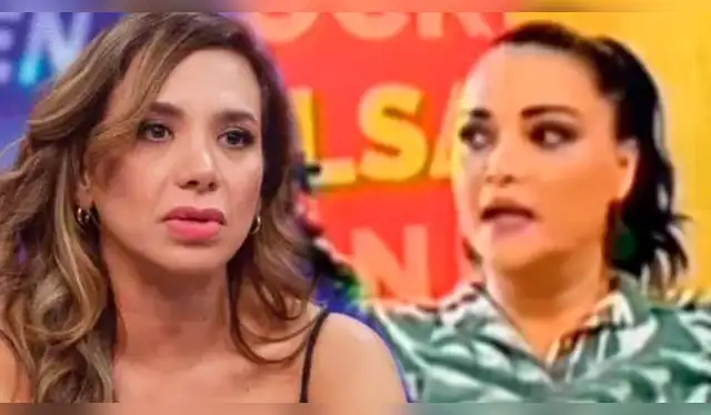 Mariella Zanetti hunde a Mónica Cabrejos.   