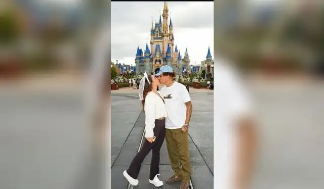  Ana Paula Consorte y Paolo Guerrero disfrutan la Navidad en Disneyland. Foto: IG - Ana Paula Consorte   