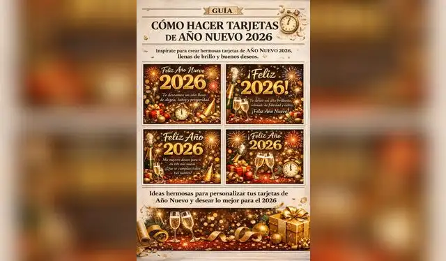  La guía para crear mensajes personalizados para Año Nuevo. Foto: ChatGPT   