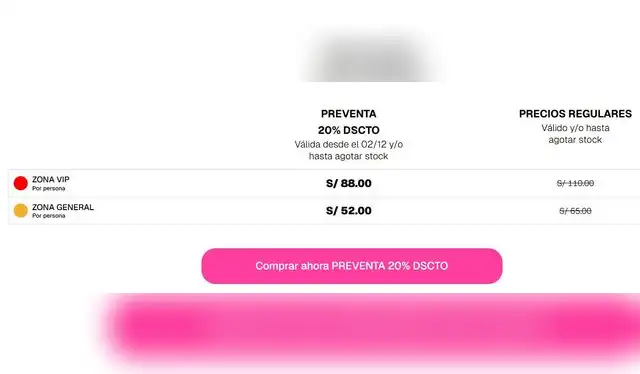 Las entradas están disponibles desde S/52 en Vaope.   
