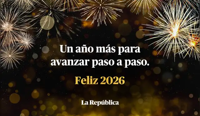  Frase de año nuevo. Foto: La República 