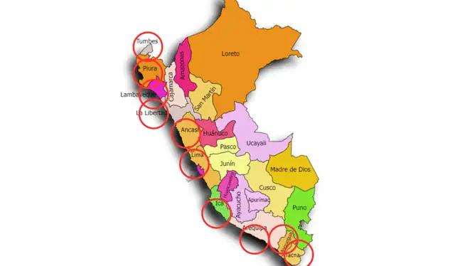  Regiones del Perú más expuestas a un movimiento sísmico. Foto: Difusión   