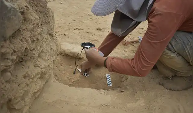  En el complejo arqueológico se encontraron microalgas que confirman el uso planificado del agua. Foto: Carito Tavera    