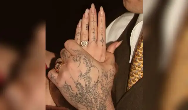 Anillos de compromiso de Dove Cameron y Damiano David. Foto: Instagram   