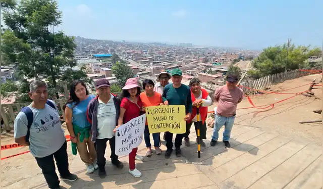  Algunos vecinos indicaron que el impacto es visible dentro de sus viviendas. Créditos: Silvana Quiñonez / La República.<br><br>    