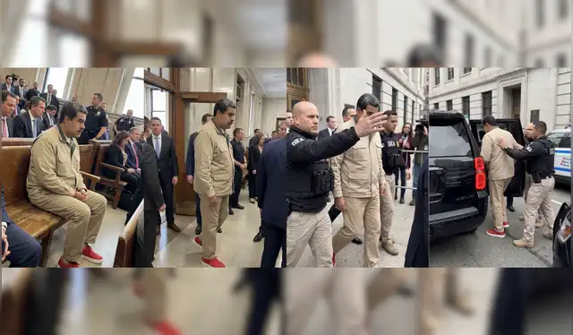 Fotografías que circulan en redes sociales en relación a la audiencia del líder chavista. | Foto: Redes sociales Fotografías que circulan en redes sociales en relación a la audiencia del líder chavista. | Foto: Redes sociales