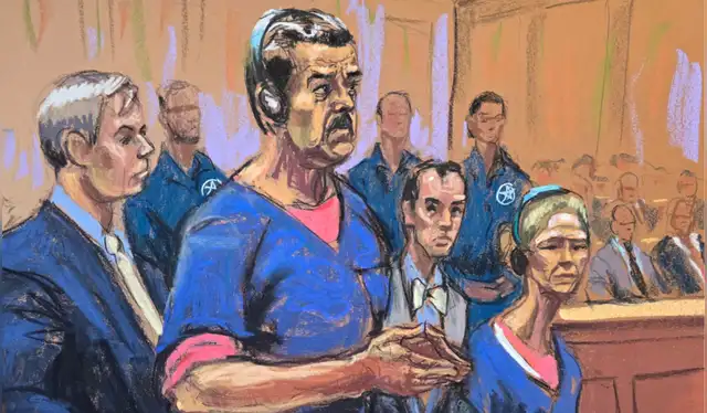 Boceto 1 de la audiencia de Nicolás Maduro el último 5 de enero. Foto: Jane Rosemberg Boceto 1 de la audiencia de Nicolás Maduro el último 5 de enero. Foto: Jane Rosemberg