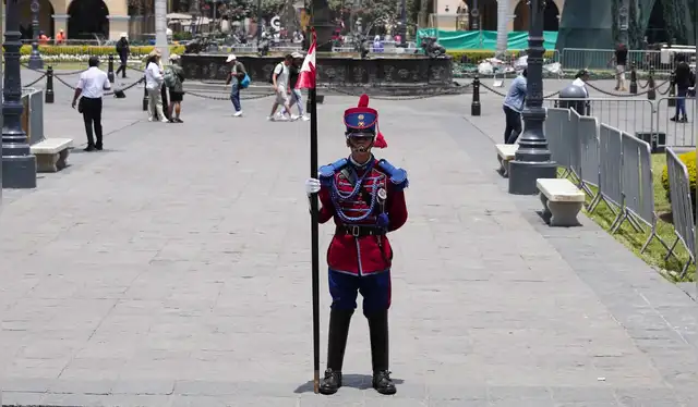  Plaza de Armas de Lima.&nbsp;Foto: Sebastián Blanco/URPI-LR    