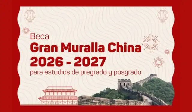 Anuncio de la beca Gran Muralla China 2026 - 2027 copatrocinadas por la Unesco y la República Popular China. Foto: Pronabec Anuncio de la beca Gran Muralla China 2026 - 2027 copatrocinadas por la Unesco y la República Popular China. Foto: Pronabec
