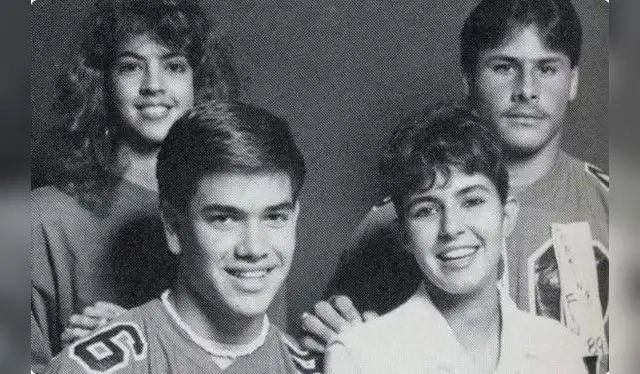  Un joven Rubio aparece junto a sus amigos en sus años de escuela secundaria en la South Miami Senior High School, etapa en la que empezó a interesarse por la política. Foto: rubio.senate.gov    