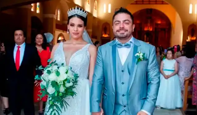  Moisés Vega se casó con Flavia Gómez en 2025. Foto: Redes Sociales   