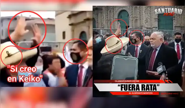 Comparación entre imagen viral y publicación del 2021 del canal de YouTube Santuario Perú | Fuente: Facebook / YouTube - Santuario Perú.   